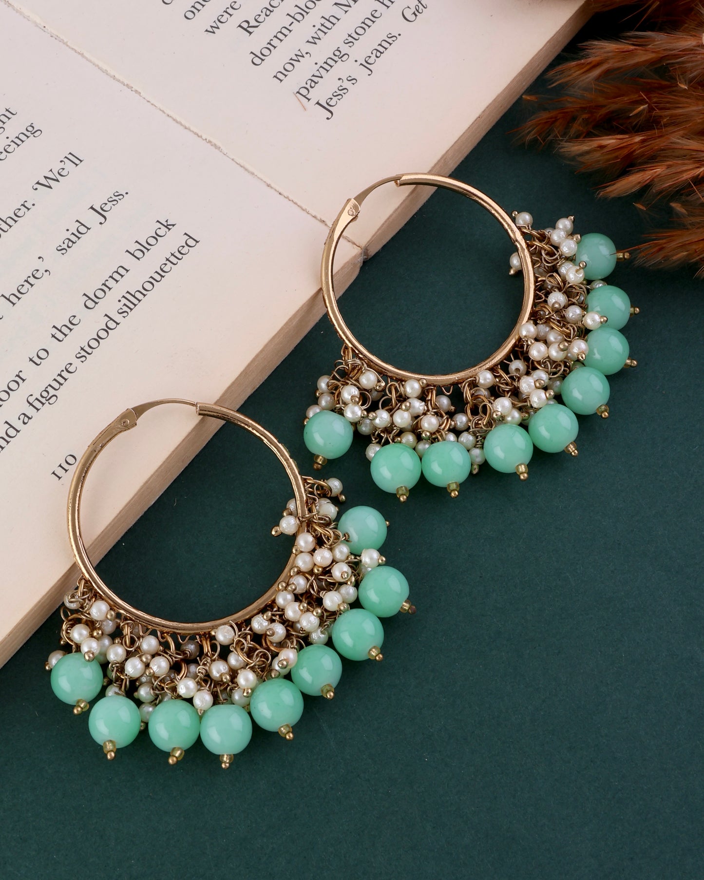 Mint Green Aamna Bali