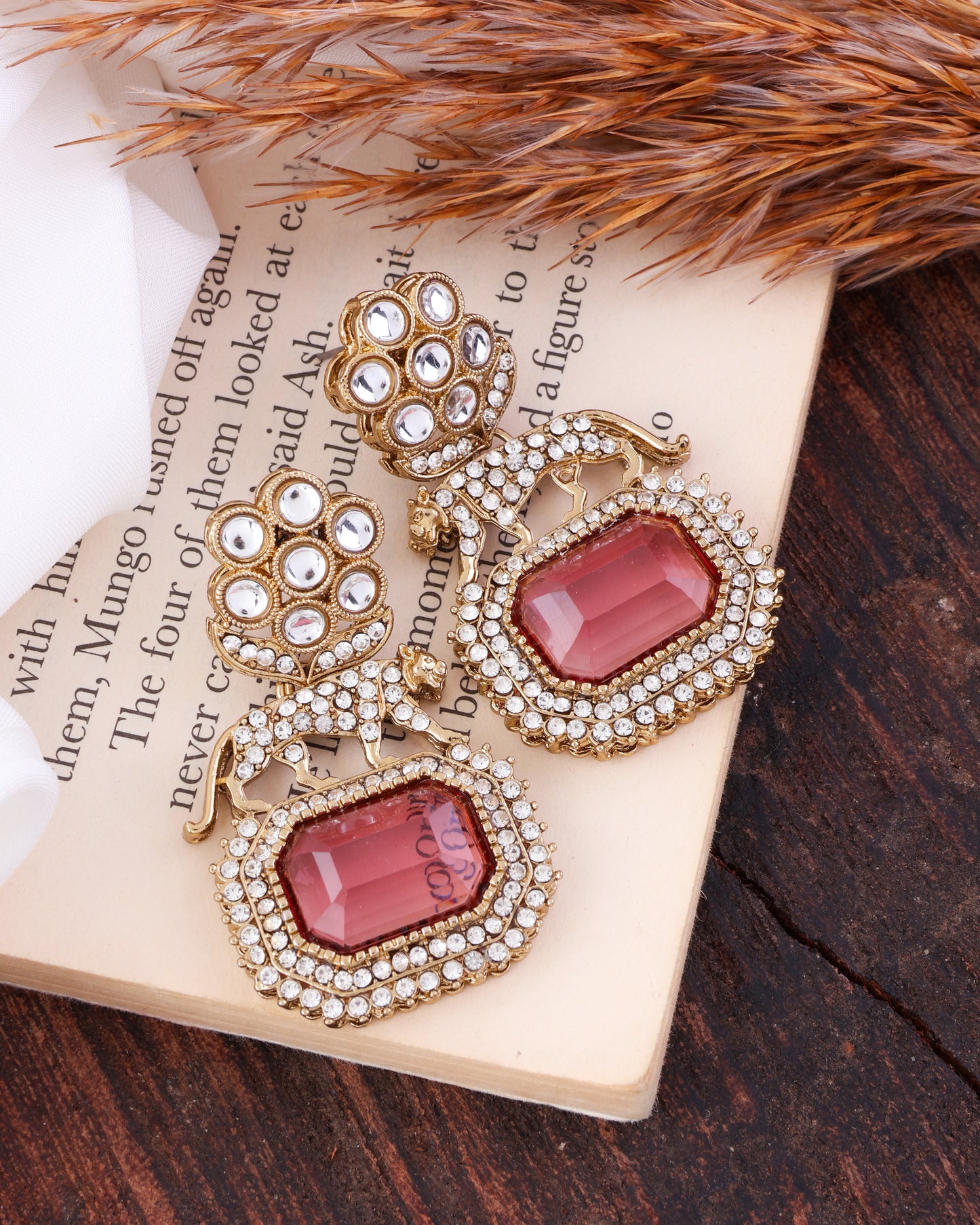 Onion Virushka Sabya Zircone Designer Earring