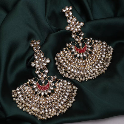Red Keerat Chandbali