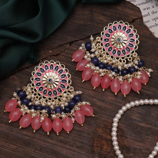 Coral Blue Sukh Earring