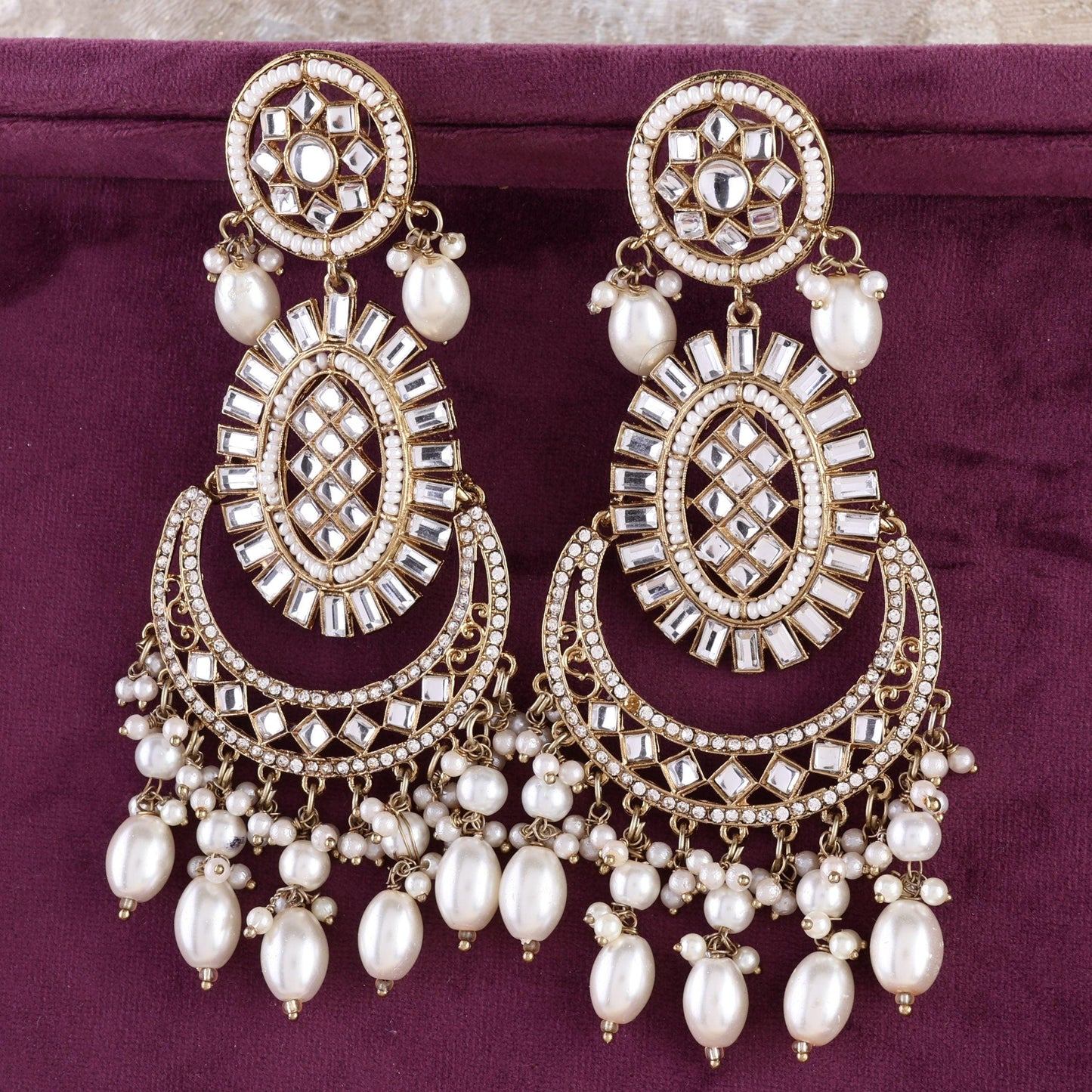 Pearl Chanda Designer Chandbali