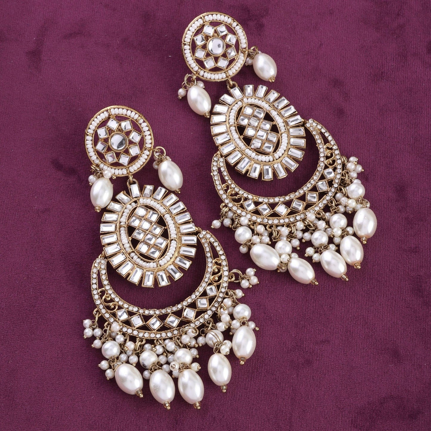 Pearl Chanda Designer Chandbali