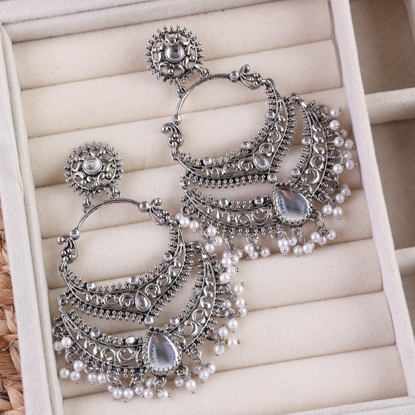 Silver Vahini Boho Earring