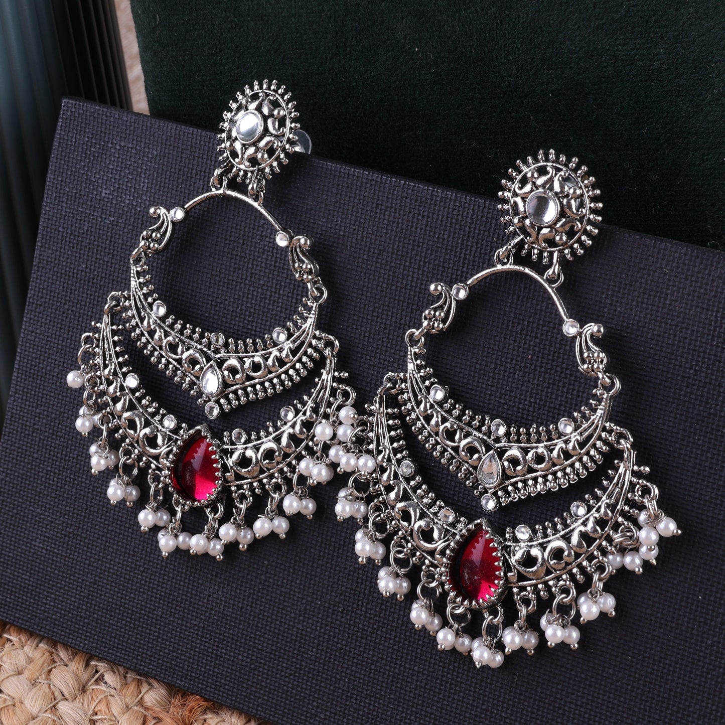 Wine Vahini Boho Earring