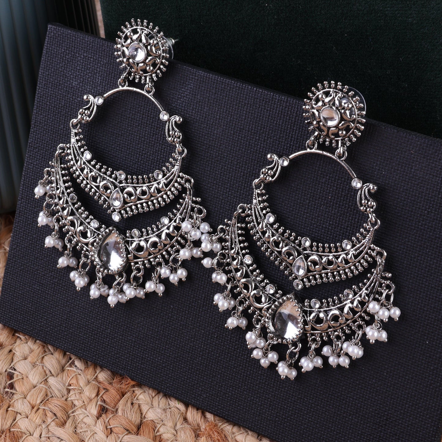 Silver Vahini Boho Earring