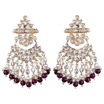 Plum Aadrika Chandbali