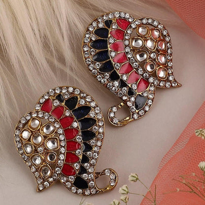Pink Blue Urfi Stud