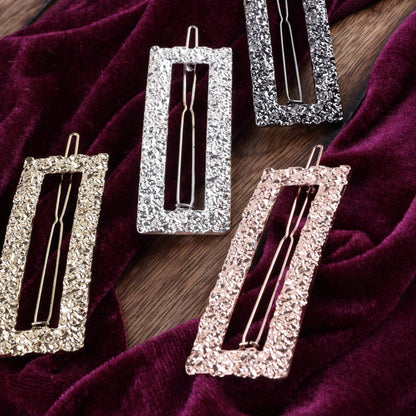 Black Textured Hair Clip