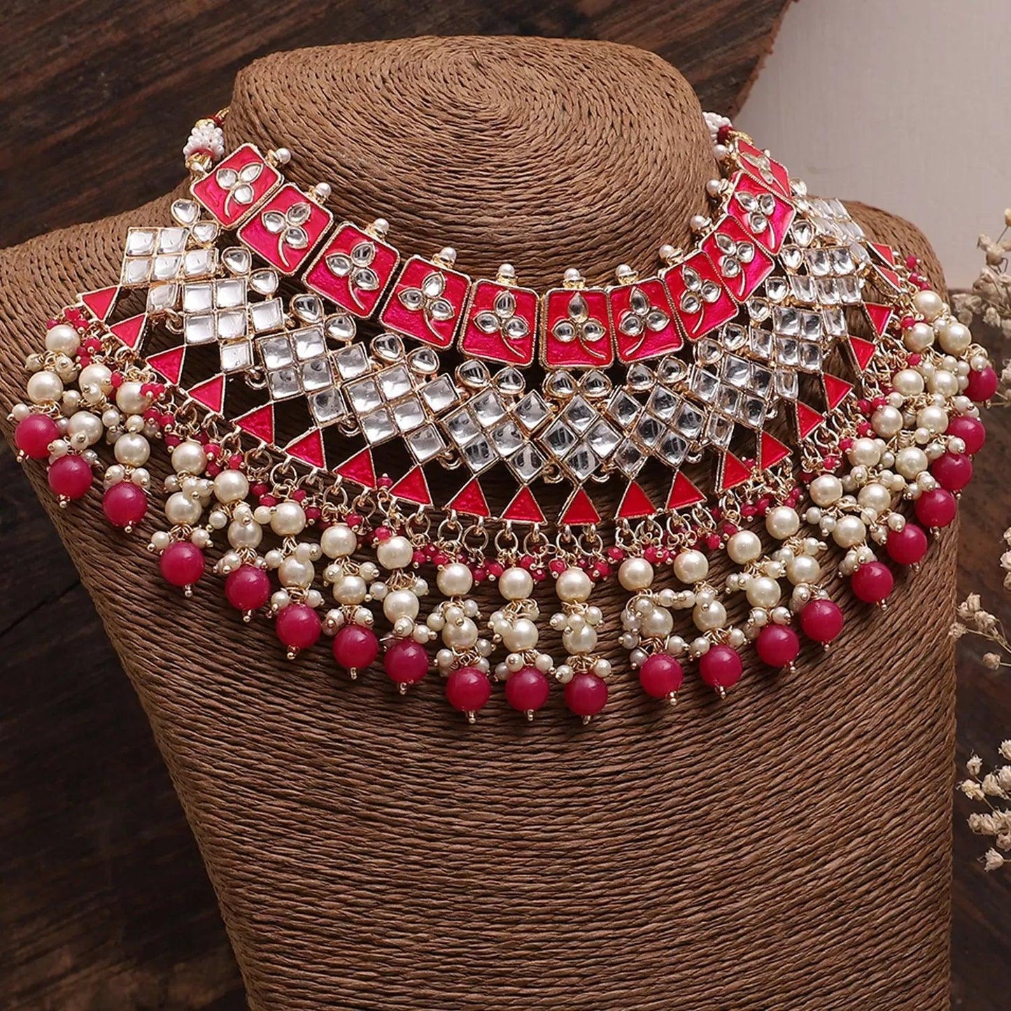 Pink Anuja Necklace