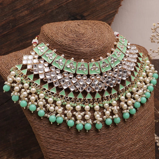 Mint Green Anuja Necklace