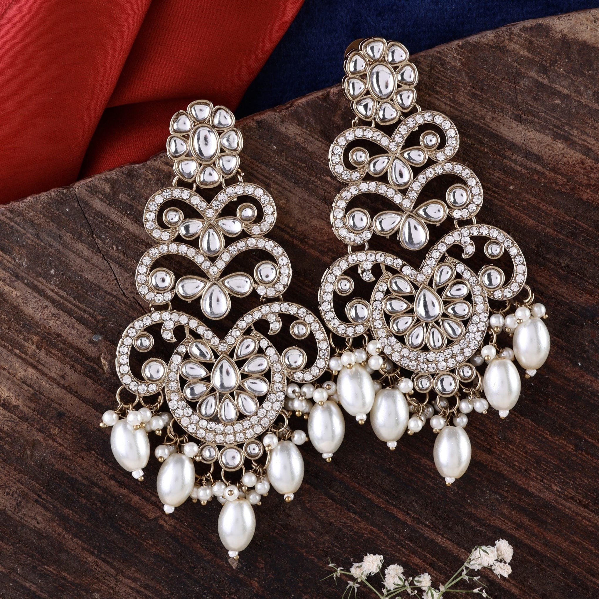 Pearl Zayna Designer Earring