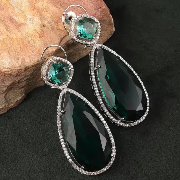 Green Erika Diamond Earring