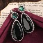 Emerald Erika Diamond Earring