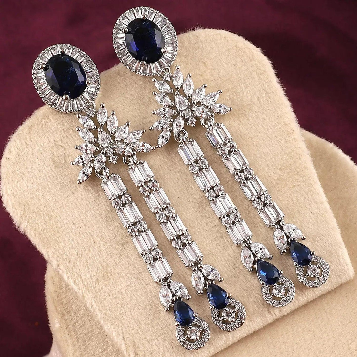 Blue Malvi AD Earring