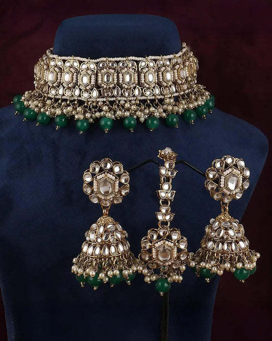 Emerald Padmini Choker Set