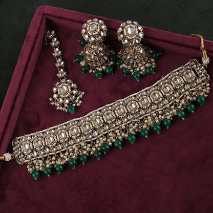 Emerald Padmini Choker Set