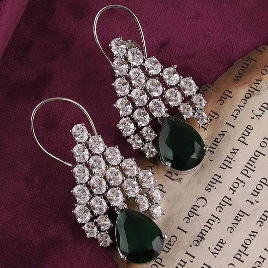 Emerald Roman AD Earring