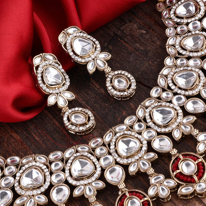 Maroon Sujata Necklace