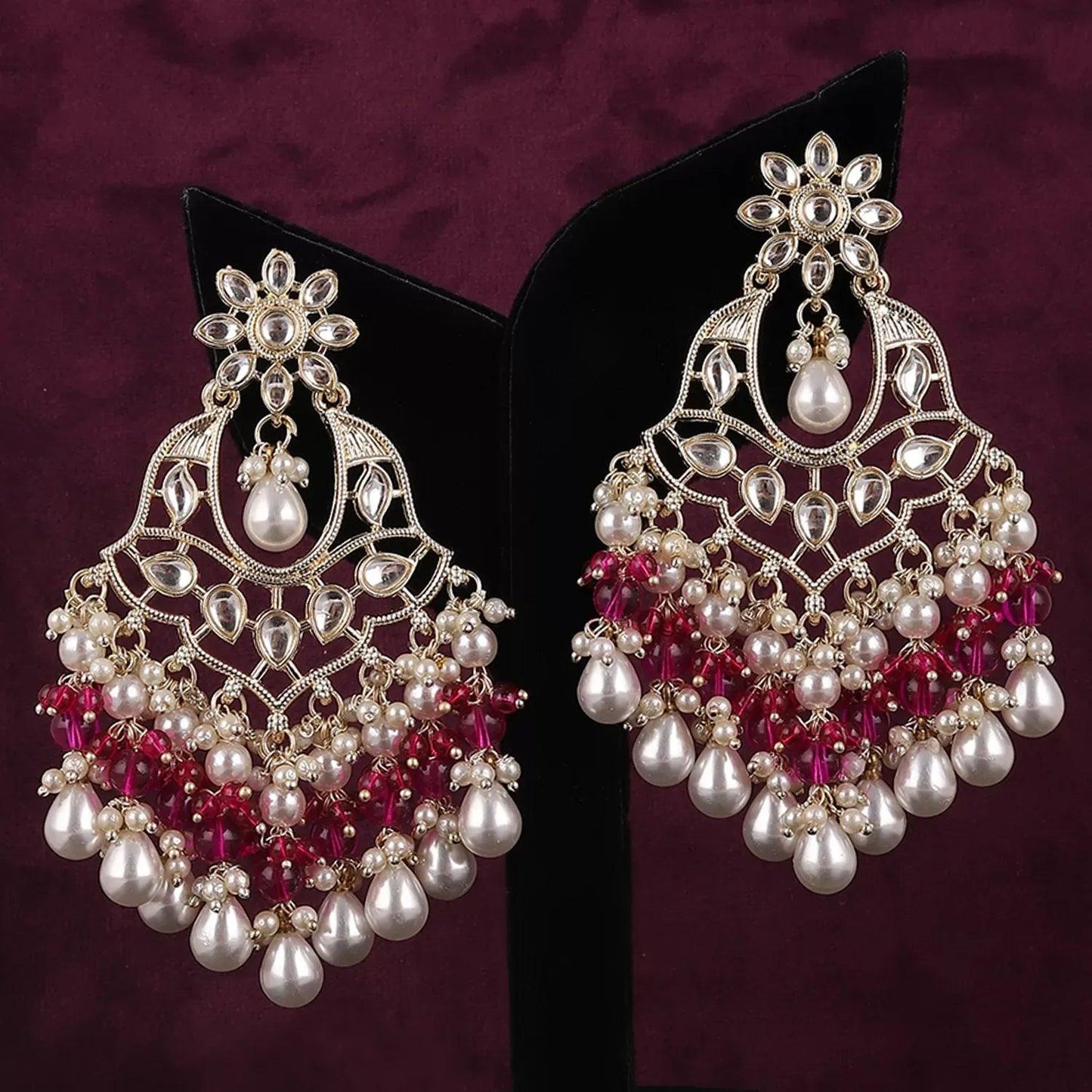 Plum Navneet Chandbali