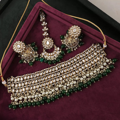 Emerald Sukhman Choker Set