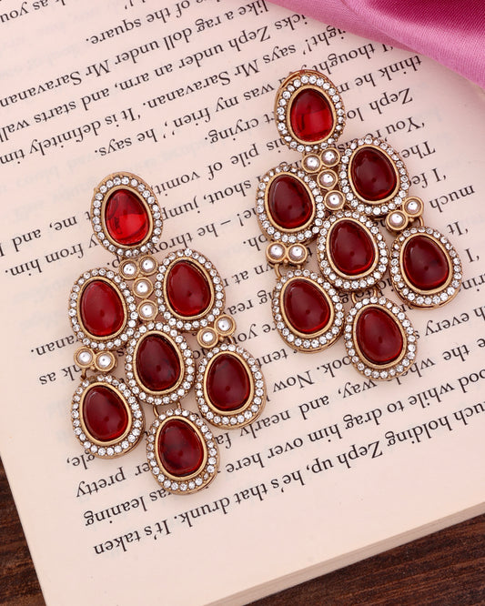 Ruby Tanvish Designer Earring