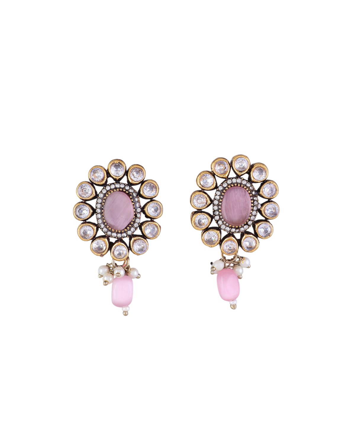 Blush Alizeh Monalisa Antique Designer Stud Earring