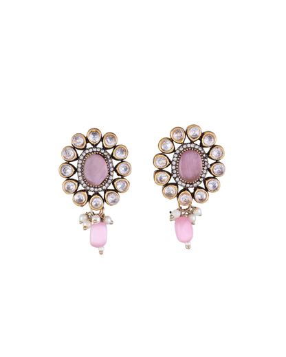 Blush Alizeh Monalisa Antique Designer Stud Earring