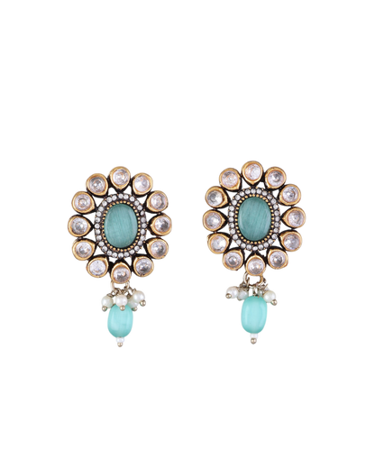 Mint Alizeh Monalisa Antique Designer Stud Earring
