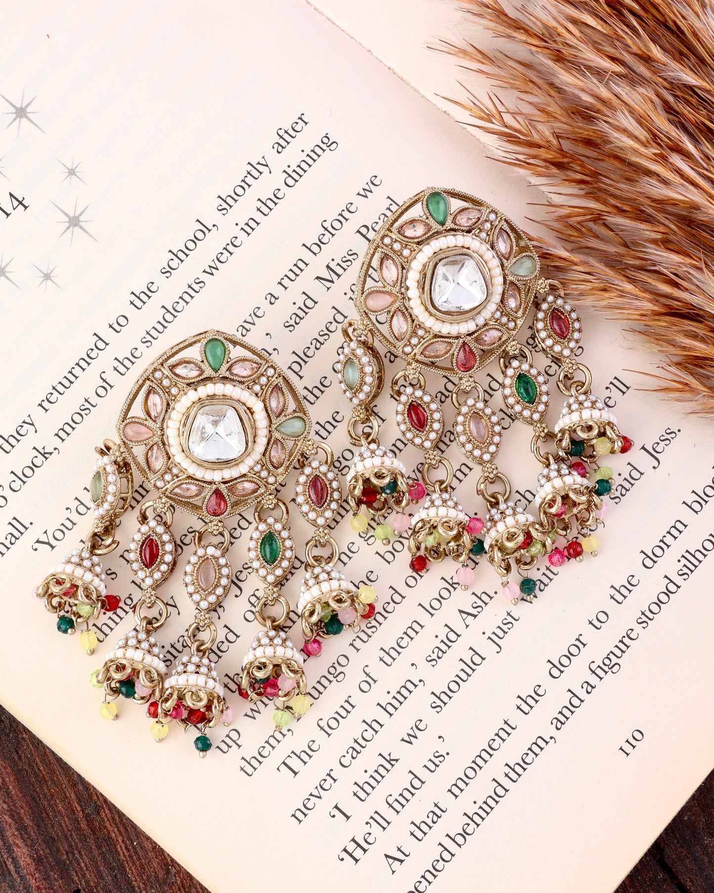 Multi Mahnoor Designer Earring