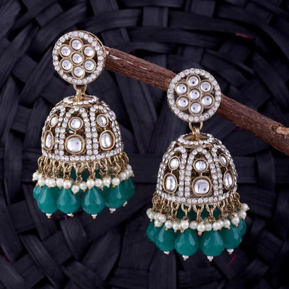 Green Yasmeen Jhumka