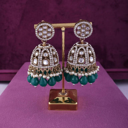 Green Yasmeen Jhumka