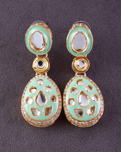Mint Kuvar Meenakari Earring
