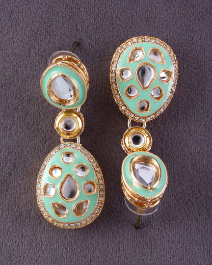 Mint Kuvar Meenakari Earring