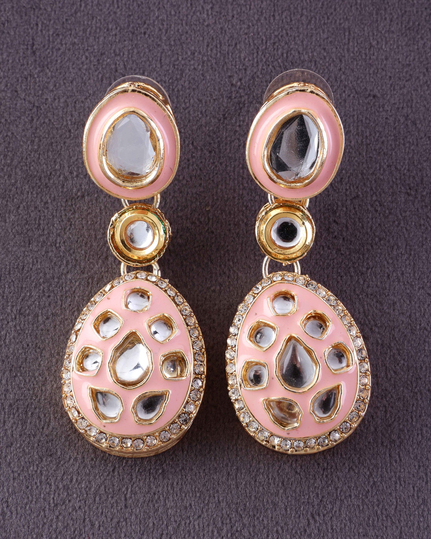 Blush Kuvar Meenakari Earring