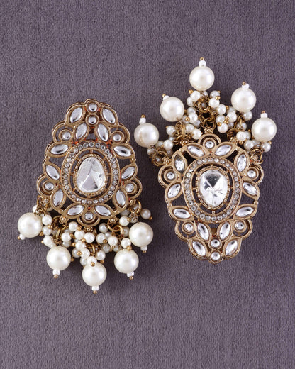 Darsh Pearl Zircone Earring