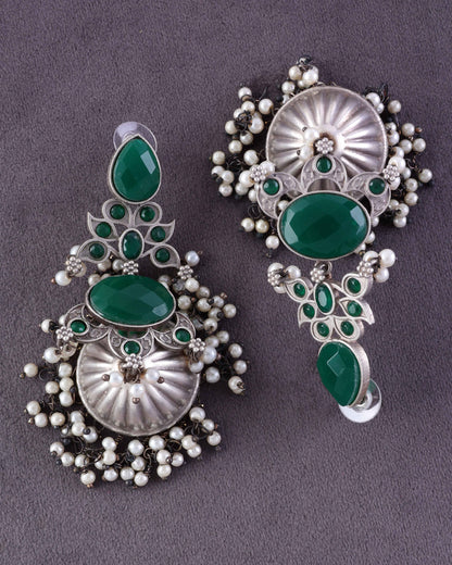Emerald Gulnoor Jhumki