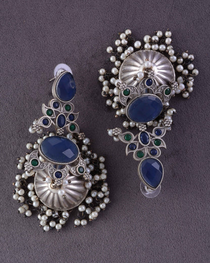 Blue Gulnoor Jhumki