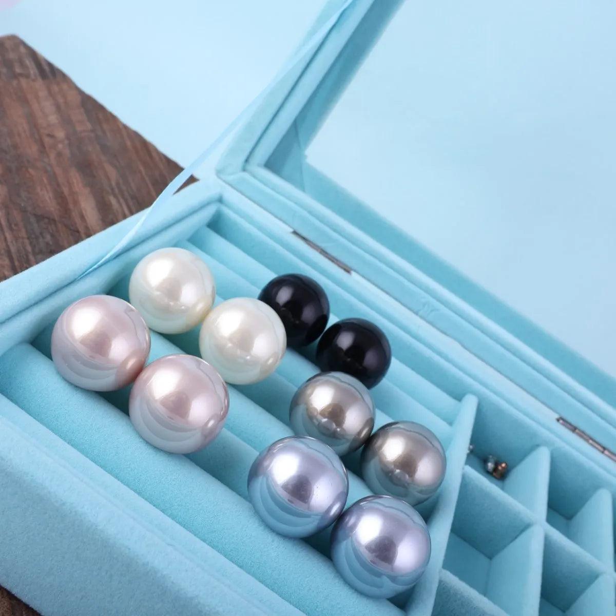 Oversized Pearl Stud