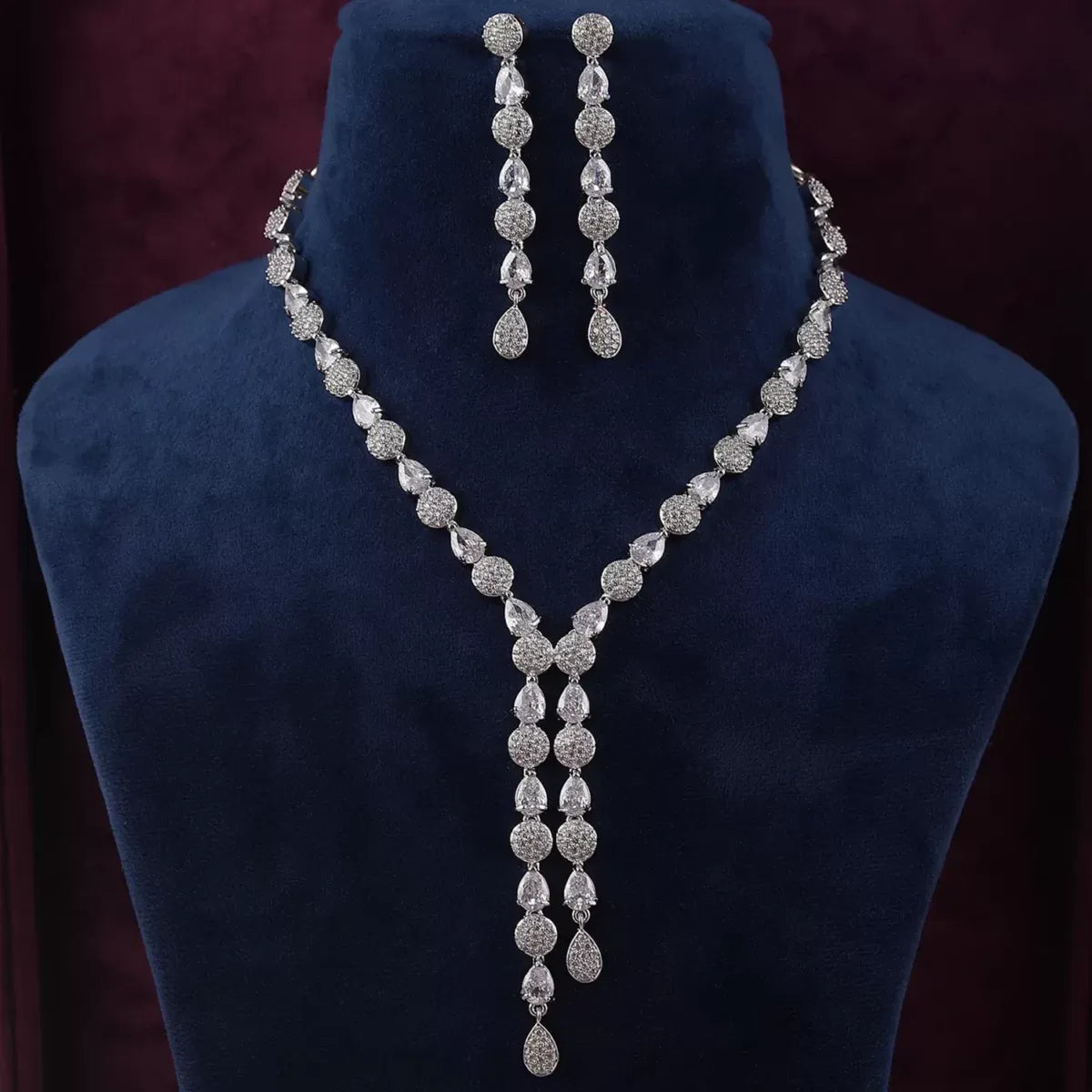 Lucia American Diamond Necklace Set