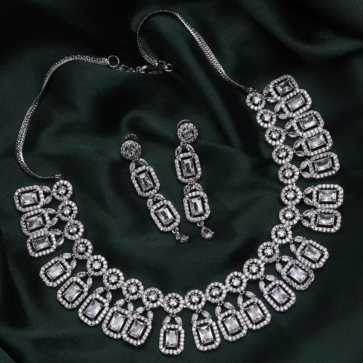 Katy American Diamond Necklace Set