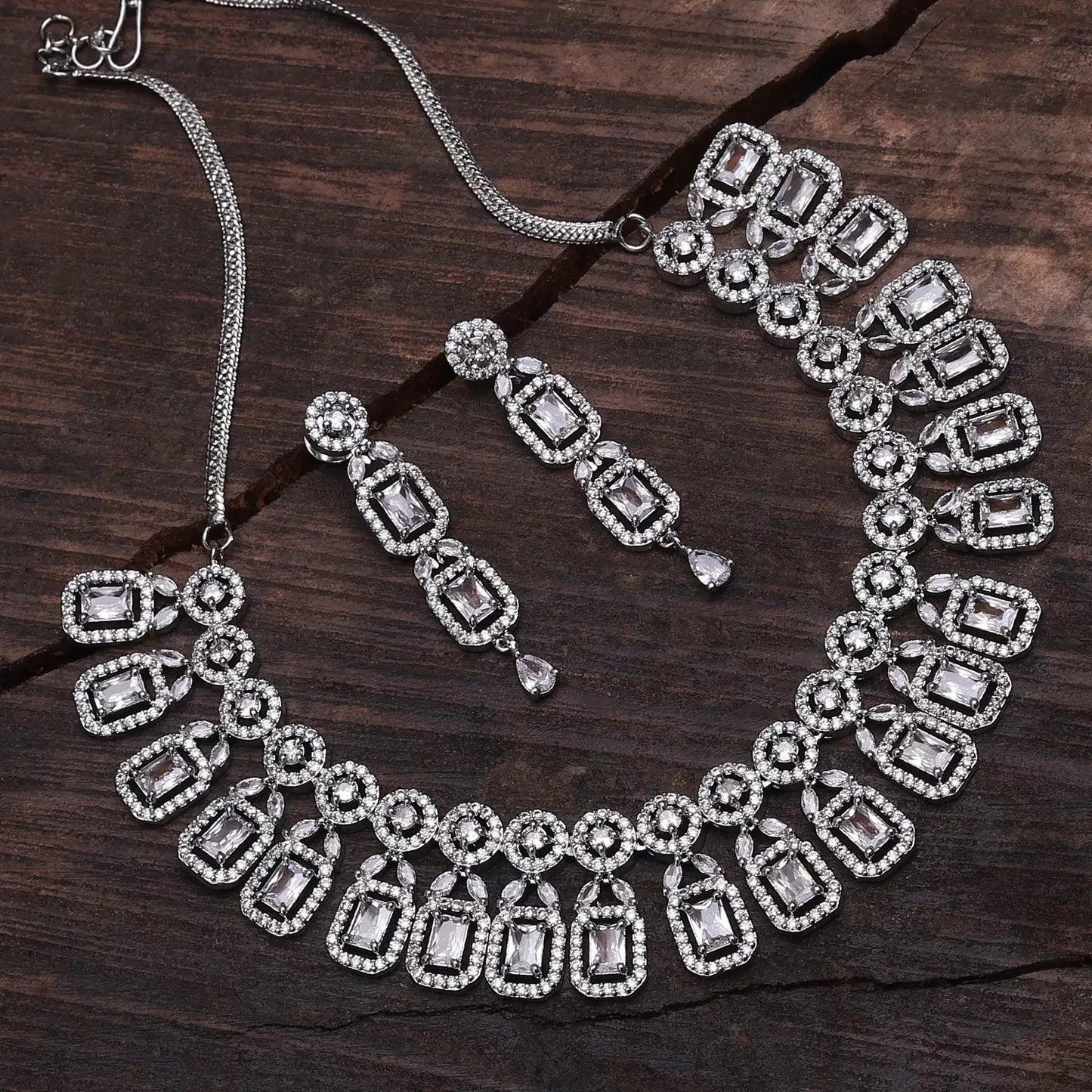 Katy American Diamond Necklace Set