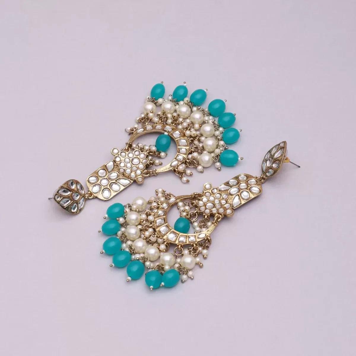 Teal Green Ravleen Earring