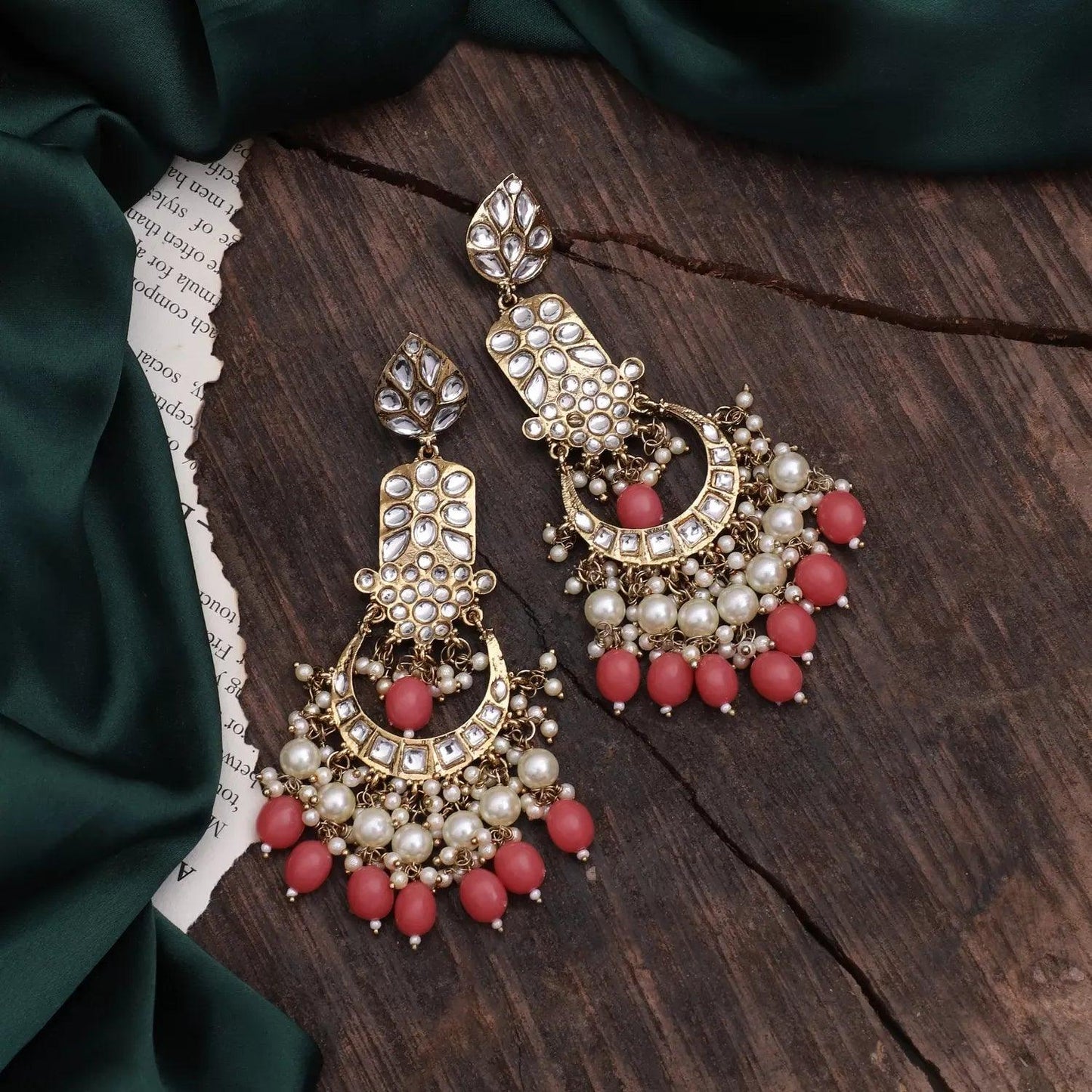 Coral Ravleen Earring