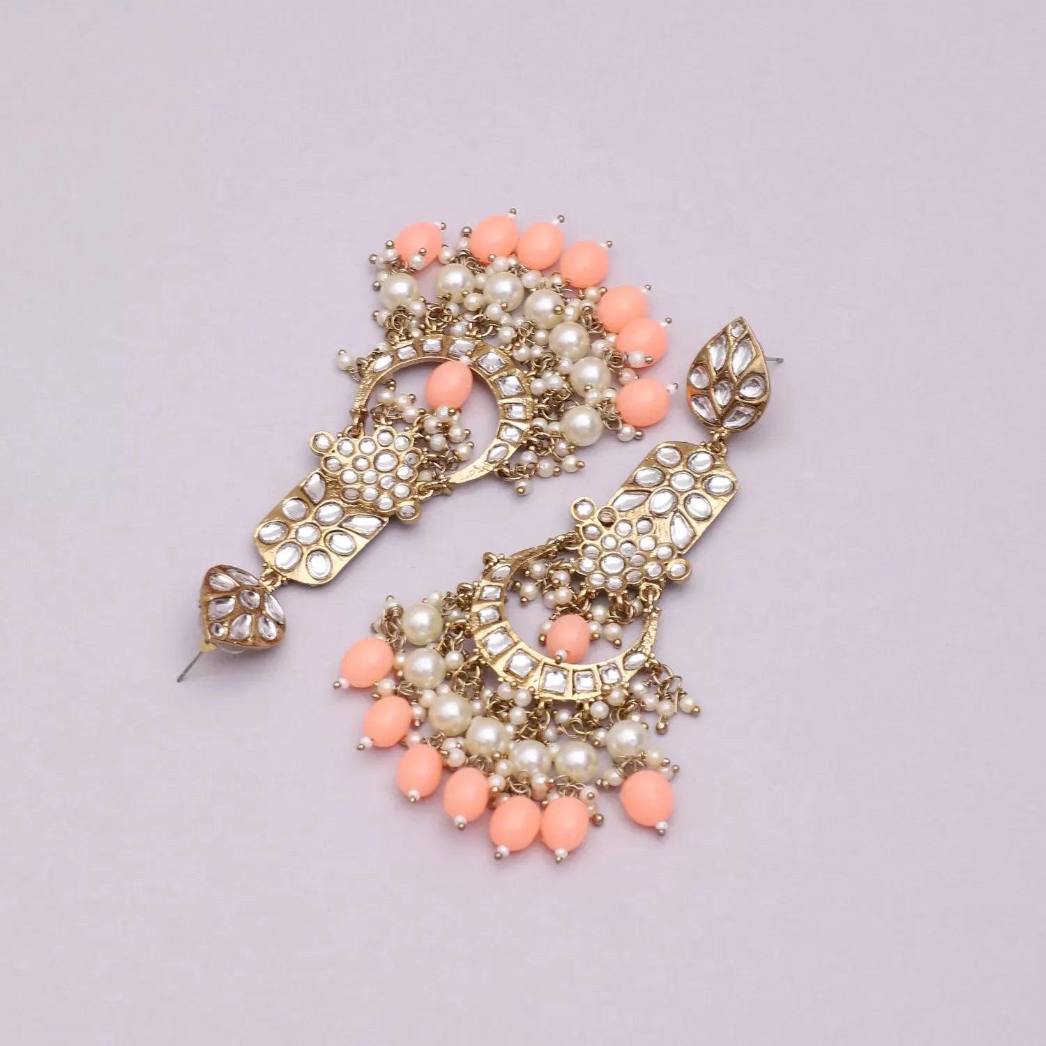 Peach Ravleen Earring