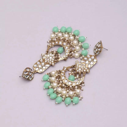 Mint Green Ravleen Earring