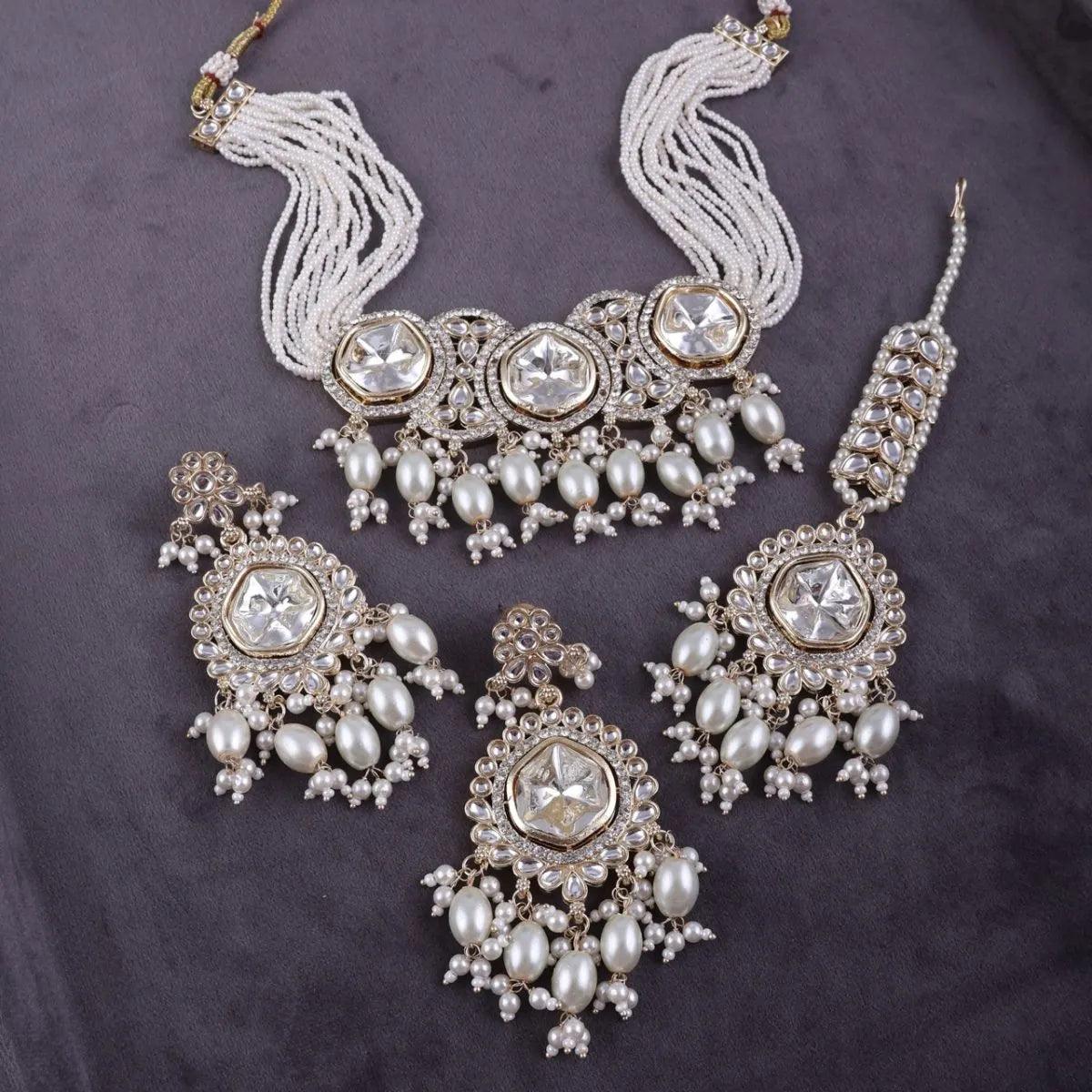 Pearl Devyani Choker Set