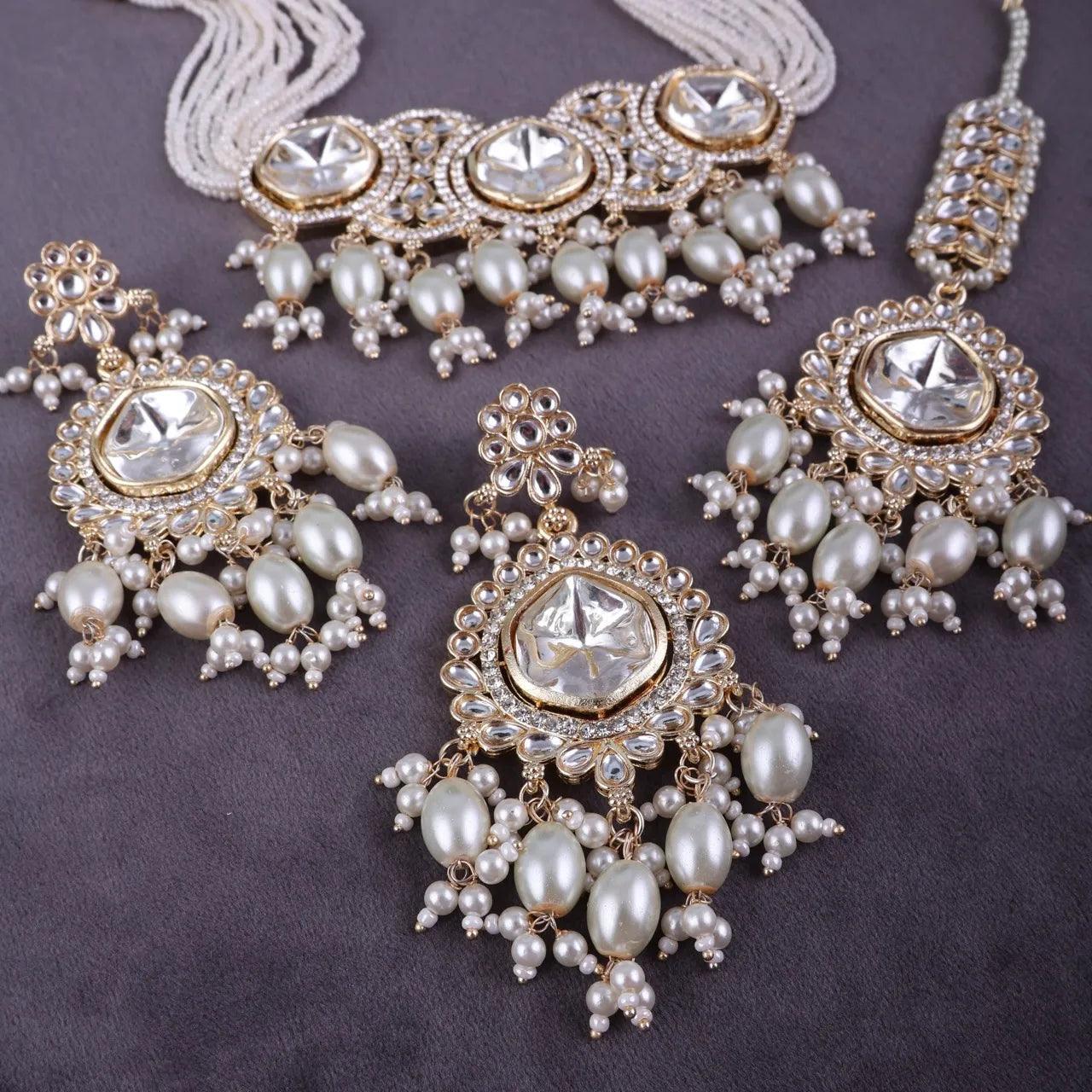 Pearl Devyani Choker Set