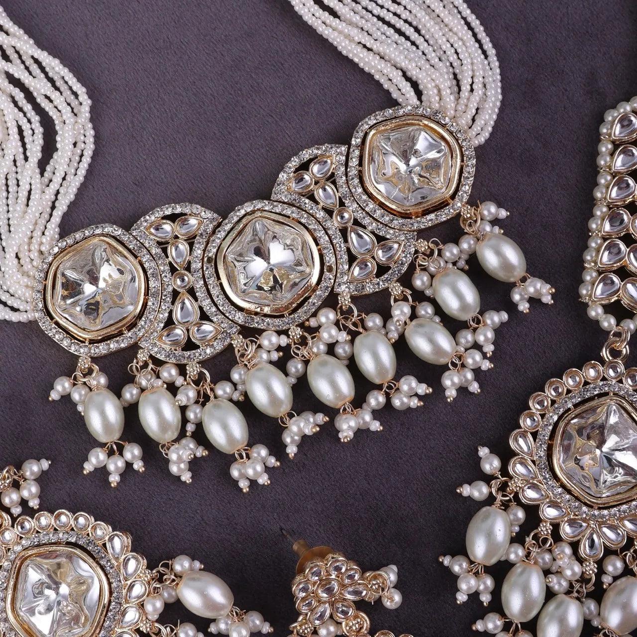 Pearl Devyani Choker Set