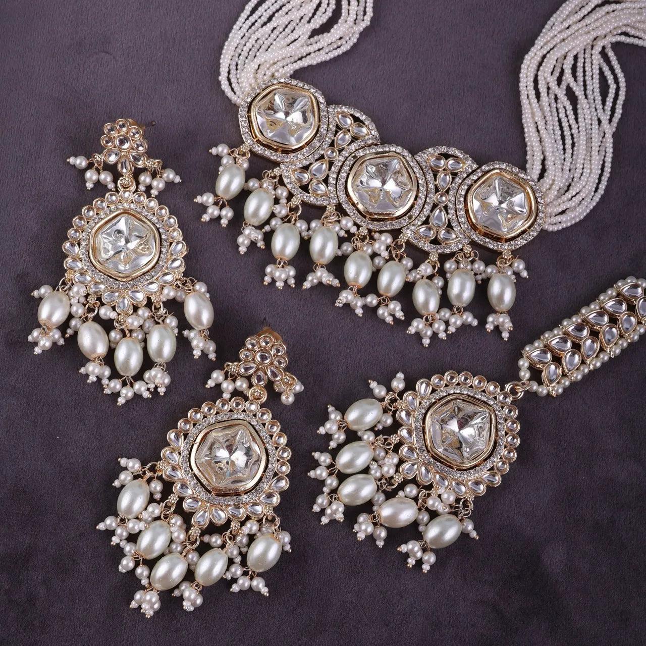 Pearl Devyani Choker Set