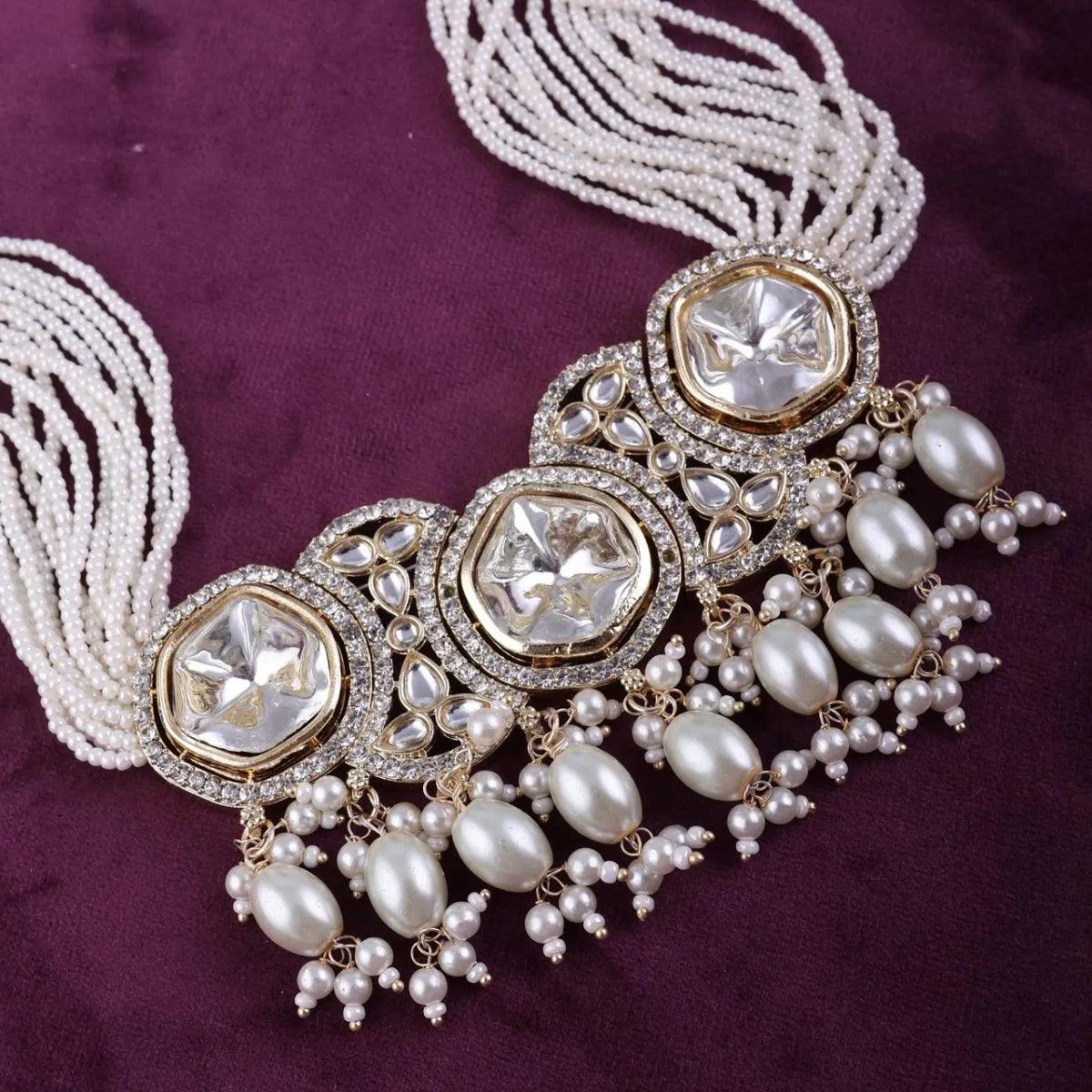 Pearl Devyani Choker Set